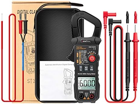 ST210 Професионален дигитален мултиметарски мерач на мембрани DC/AC 600A Тековен тестер 6000 брои Вистински RMS Ampere Meter за Eletric DC Clamp Meter Clamp Meter Multimerat