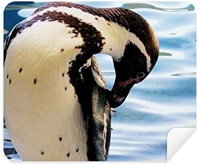 Океанот Антарктикот Пингвин Науката Природата Слика Чистење Крпа Екран Почиста 2 парчиња Велур Ткаенина