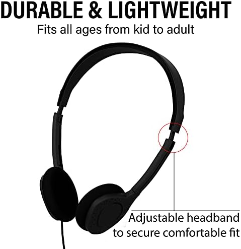 Слушалки за најголемиот дел од увото на Maeline со приклучок за слушалки од 3,5 мм - 100 пакувања - Мулти