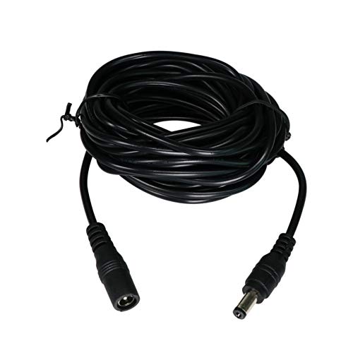 LyVnal DC продолжено кабел CCTV 3M 2.1x5.5mm DC 12V кабел за продолжување на напојувањето за безбедносни камери за CCTV IP камера NVR