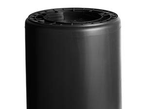 Wooow 5 пакет! 128 qt. / 32 галон / 121 литри црна тркалезна состојка канта / комерцијална конзерва за ѓубре. Рециклирајте корпа