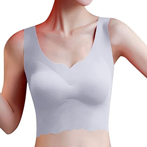 Longline Sports Bras For Women Suppernss Поддршка за фитнес градник, поставен безжичен јога градник, притиснете ги салата за теретани за теретани