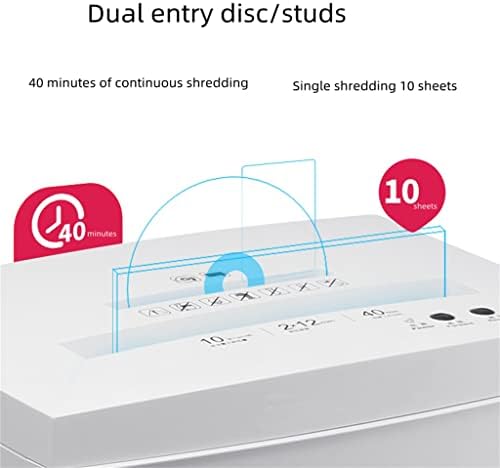 Канцеларија КУЛ Шредер Посветена 21L комерцијална комерцијална ниска бучава ориз-како уништува двојна влезна ЦД-картичка со двојно влегување