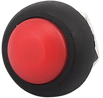 Аексит АЦ250В 1а Прекинувачи 12мм Мини Прекинувач За Притискање Моментален Тип Црвено Копче Прекинувачи Пластична Глава