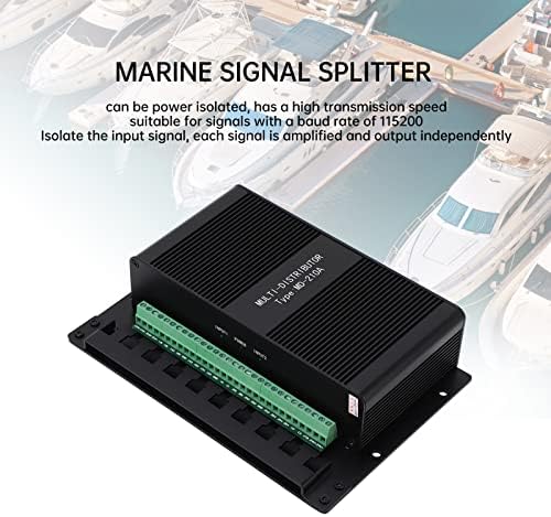 Двојна канал за раздвојување на сигнал за брод за NMEA морски влез 10 канали IEC61162‑1 Стандарден во согласност со сигналот Изолација
