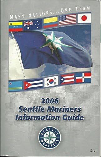 Сиетл Маринерс МЛБ Бејзбол 2006 Медиумски водич Гроздобер одлична боја автентичен