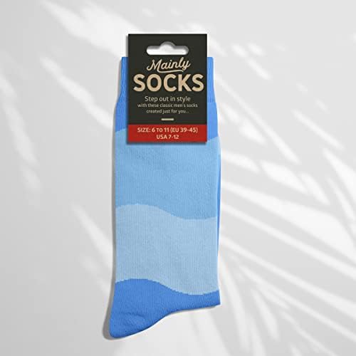 Машки чорапи ленти со ленти за појавување на подароци за него случајна големина 7-12 една големина