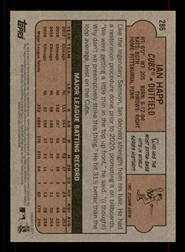 2021 Топс Наследство #286 Иан Хап Чикаго Младенчиња МЛБ Бејзбол Трговска Картичка
