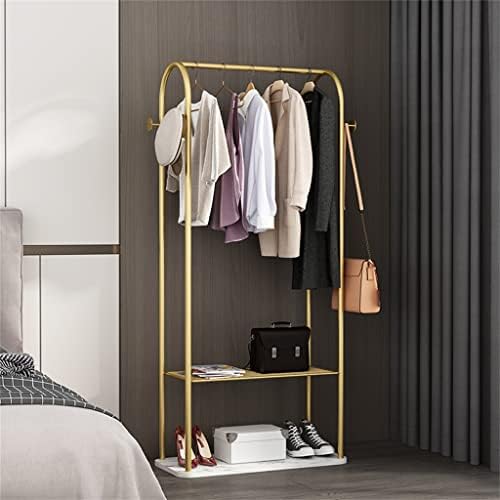 Дубао златен палто решетка за мермерни подни облеки закачалка домашна трема капут закачалка за спална соба