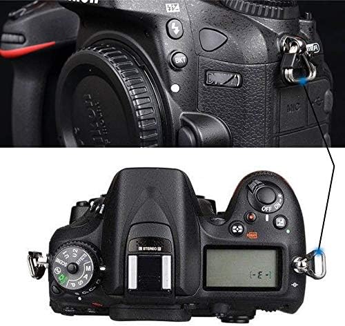 LXH Заштитник Покритие Рампа+Нерѓосувачки Челик Прстен Прстен Камера Триаголник Сплит Прстен Кука Компатибилен Со Fujifilm Никон Sony