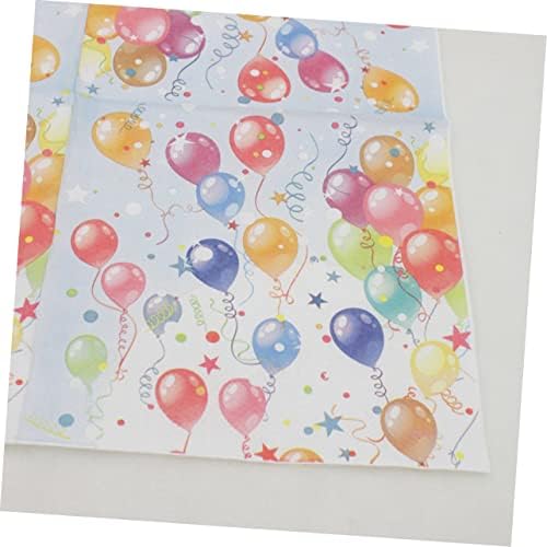 Исценети 40 парчиња руменило салфетки хартија салфетки балони салфетки печатени салфетки балон шема за еднократна употреба салфетки поставени бисери за салфетки ?
