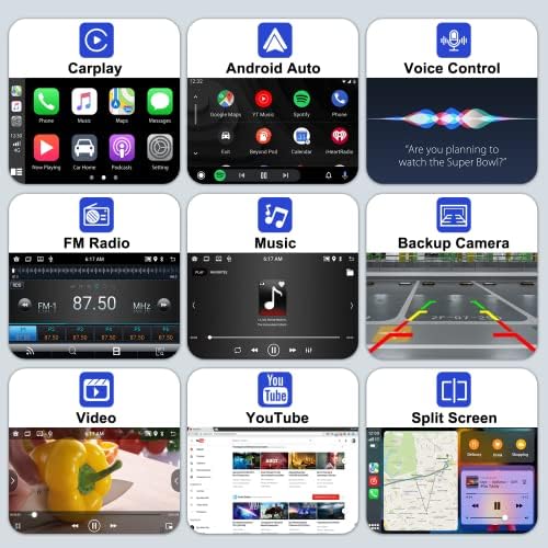 За 2012-2015 Хонда Граѓански Автомобил Стерео Со Apple Carplay Android Auto 9 Инчен Екран На Допир Андроид 11 Автомобил Радио Со