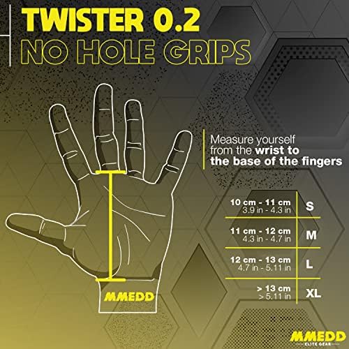 Mmedd Twister 0.2 Премиум Рака Костец НЕМА Дупка ЗА Гимнастика, Крст Обука, Кревање Тегови, WODs, Повлекувања &засилувач; Вежби,