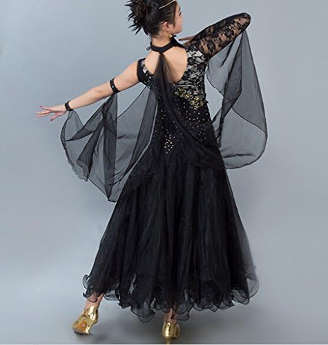 Yc добро жени модерно валцено танго мазен салон за танцување со стандарден фустан за салата