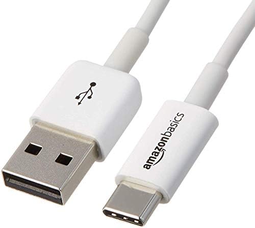 Основи на USB Type-C до USB-A 2.0 машки кабел за полначи, 6 стапки, бел и USB Type-C до USB Type-C 2.0 кабел за полнач-6 стапки-бело