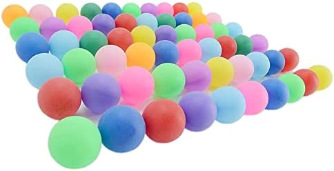 Giuin 150 парчиња 40мм пинг -понг топки, напредна топка за тенис на табели, топки со топки за пинг -понг, со повеќебојни, разнобојни