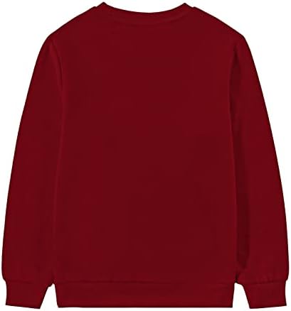 Kid Nation Kids Slouchy Soft Bushed Fleece Casual Basic Crewneck Sweatshirt за момчиња или девојчиња 4-12 години