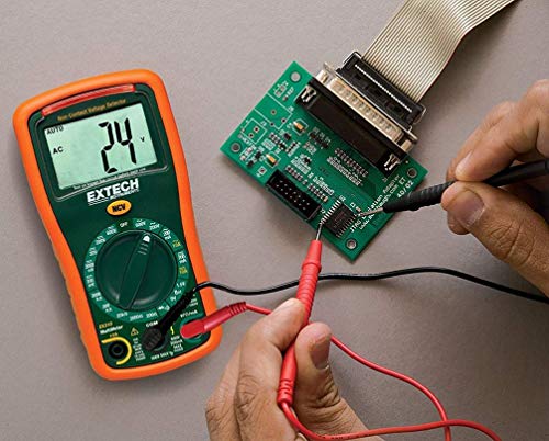 Extech - 2000528 EX310 MINI MANUAL RANGENT MULTIMETER + ДЕТЕКТОР ЗА ПОВЕЕ, ЦРВЕН