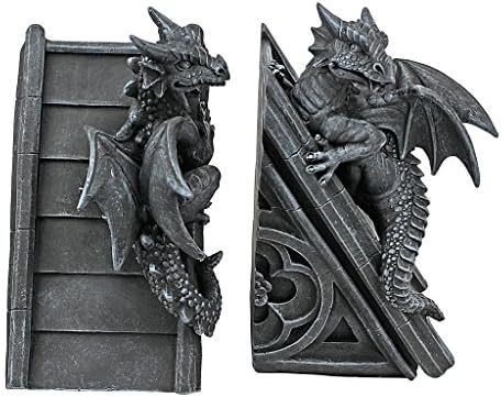 Дизајн Тоскано Готски Замок Змејови Скулпторски Книги