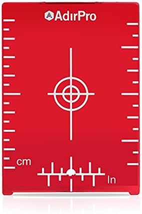 Adirpro Црвена магнетна кат целна плоча со штанд, 4 x3 пакет од 5