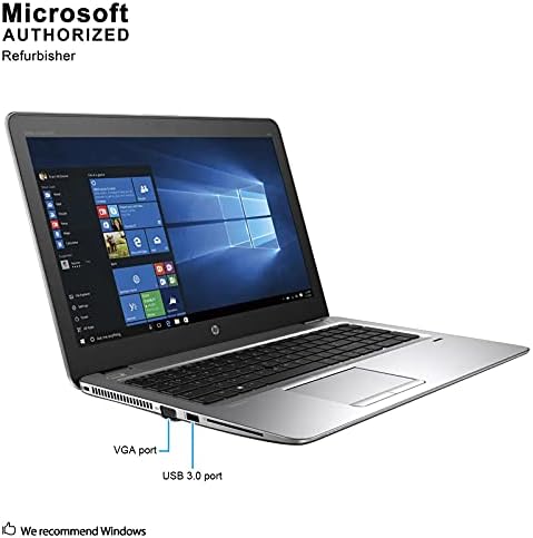 HP EliteBook 850 G2 15,6-инчен ЛАПТОП КОМПЈУТЕР, Intel Core i5-5300U до 2,9 GHz, 8G DDR3L, 256G SSD, VGA, DP, Windows 10 Pro 64 Битна Поддршка На Повеќе Јазици