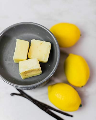 Лебед Крик бујно лимон ванила 5.25oz Дризл се топи 4-пакет | Восок од соја го топи хербалниот мирис за домот | Миризба на цитрус се распаѓа