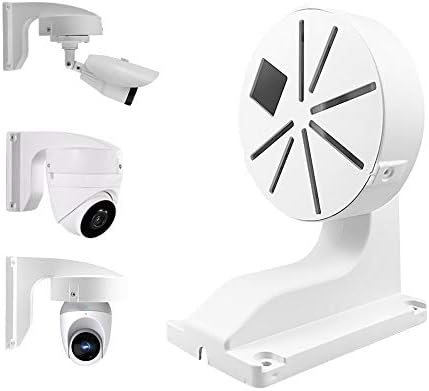 COMPCCTV CCTV Security Camera Mount Bracket, ABS затворен отворен wallиден заграда l-тип заграда за CCTV Security Dome IP монтирање на камера,