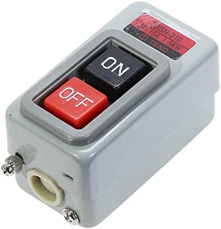 Прекинувач за напојување на копчето HKTS Push Three Fase Control Control Switch AC 380V 10A 3P 1,5kW TBSN-310