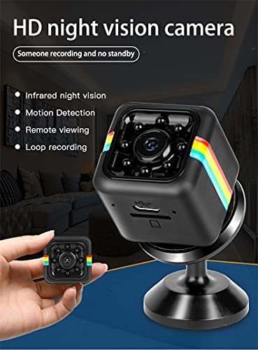 Безбедност на камера Gatijan Home Внатрешна камера безжична WiFi CMAERA HD1080P Преносен видео надзор на отворено Камера за далечински