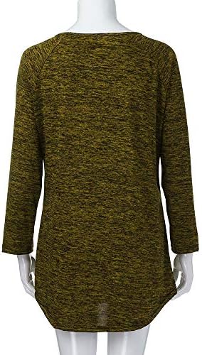 Жени Плус Големина Солидна Боја Пуловер Врвови Блуза Со Кружни Ракави Кошула