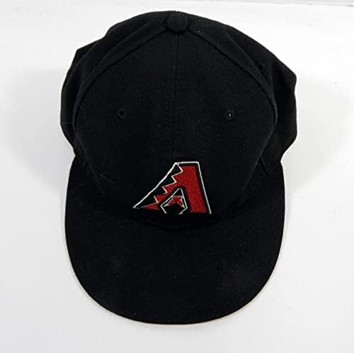 2013 година Аризона Дијамандбакс Мет Лангвел #43 Игра користена црна капа 7.375 DP22865 - Игра користена MLB капи