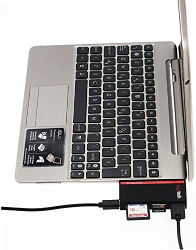 Навитех 2 во 1 ЛАПТОП/Таблет USB 3.0/2.0 Hub Адаптер/Микро USB Влез со Sd/Micro SD Читач На Картички Компатибилен Со Dell Ширина E6520
