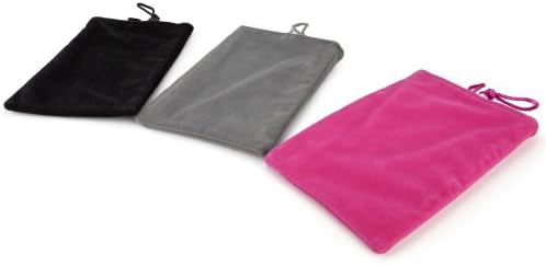 Case Boxwave Case компатибилен со Gyrovu GVM -5004H - кадифена торбичка, мека велурна ткаенина торба ракав со влечење за Gyrovu GVM -5004h - Cosmo Pink