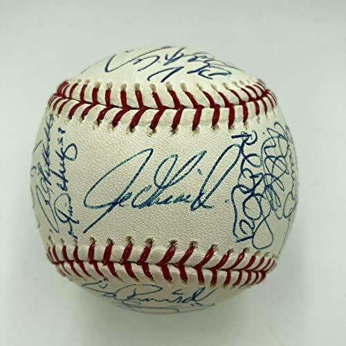 2012 година во Yorkујорк Јанкис го потпиша Бејзбол Дерек etетер Арод ПСА ДНК - Автограмирани бејзбол