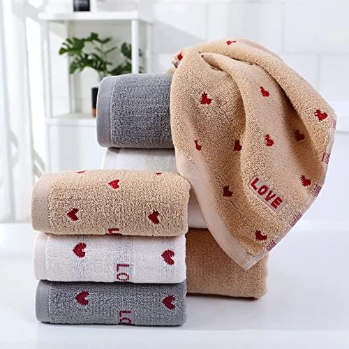 YTYZC памук преклопен пешкир за бања Абсорбента Брзо суво лице крпи за коса за возрасни за чистење кујна за чистење кујна за чистење на кујната