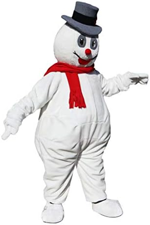 Снежен човек цртан филм костум маскота професионална Божиќна костум Снежен човек космејски костуми за возрасни