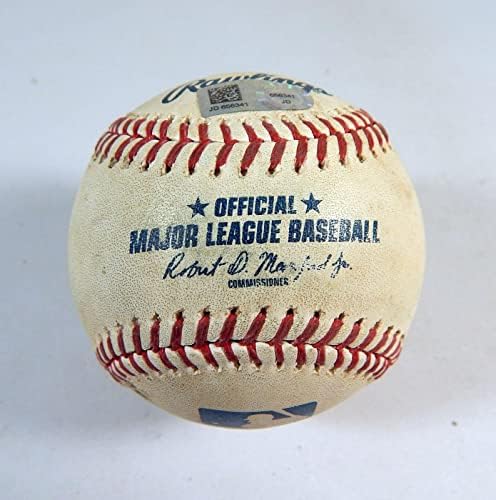 2019 година Синсинати црвени пирати игра користена бејзбол Jacејкоб Сталингс сингл 42 - Игра користена бејзбол