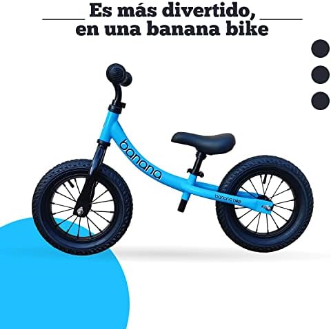 Банана Лт Баланс Велосипед - Лесен Велосипед За мали деца за 2, 3, 4 И 5 Годишни Момчиња И Девојчиња-Без Велосипеди За Педали За Деца со Прилагодлива Рачка и седиште-Алу