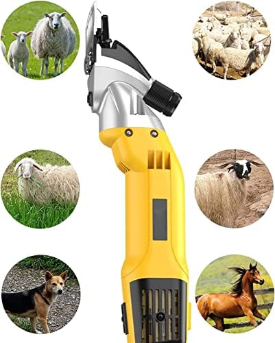 ЗАПИОН 6-Брзински Електрични Ножици За Овци, Рачни Професионални Ножици За Овци, Мини Машини За Сечење Волна СО Мотор ОД Бакарно