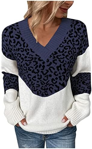 Џемпери за жени, модни женски џемпери со долги ракави маички за жени за женски џемпери од туники лабави пулвер џемпер врвот