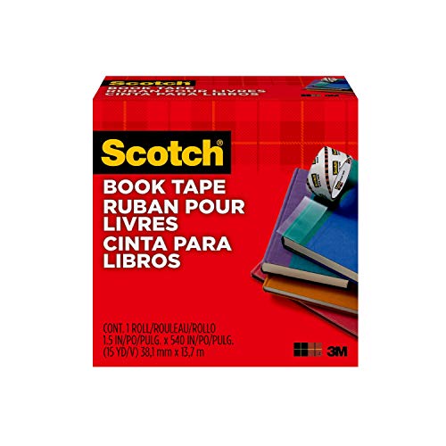 Транспарентна книга со 3М Шкотска, дебела, 1,5 инчи x 53,7 стапки, 845 38
