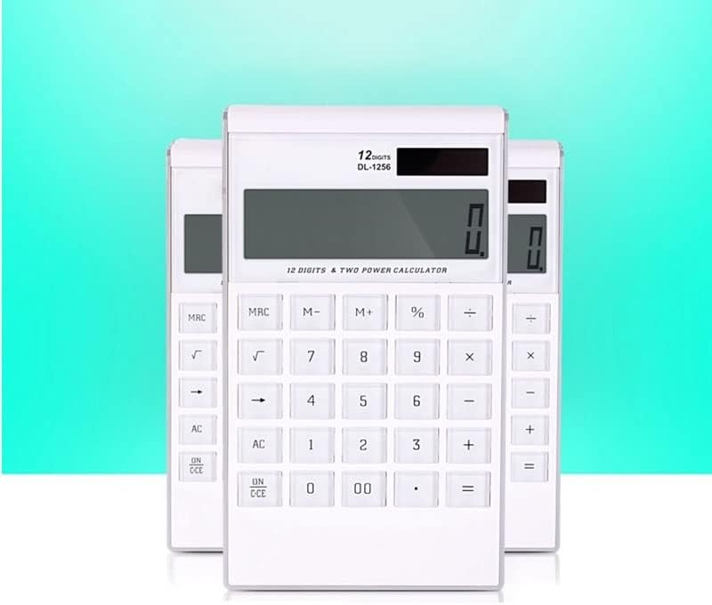 Калкулатор за десктоп на Феер -Темски калкулатор, симпатична бонбона лента Транспарентен големо копче 12 -цифрен дисплеј со двојно напојување