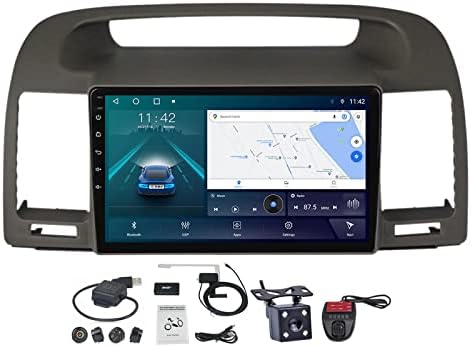 Андроид 11 Автомобил Радио Стерео за Тојота Камри 5 VX 30 2001-2006 9 Инчен Екран Вграден Во Carplay Android Автоматско Управување