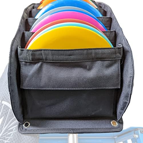Бесконечни дискови моќна џебна торбичка XXL - Голем капацитет Диск за голф количка за торбички за дискови и додатоци за голф на дискови