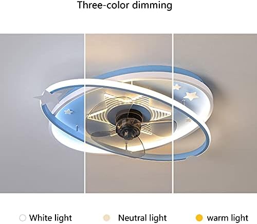 Лустерот Паметни Невидливи Вентилаторски Светла, Тавански Светла Во Спалната Соба, Креативна Личност Тивка Соба Вентилаторски Светла Внатрешно Осветлување