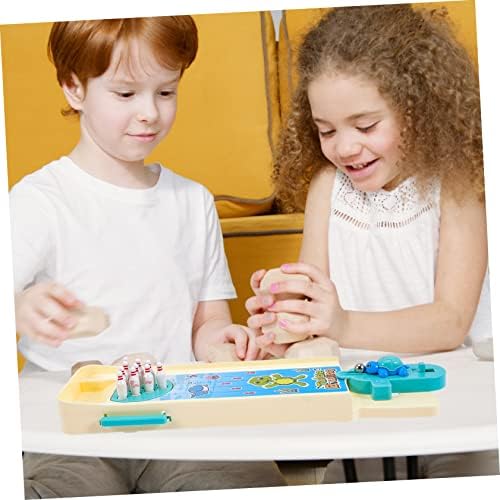 Toyandona 1 Поставете бебе за момчиња Минијатурни комплети за едукативни куглани деца минијатурни куглари сет затворен куглање за деца