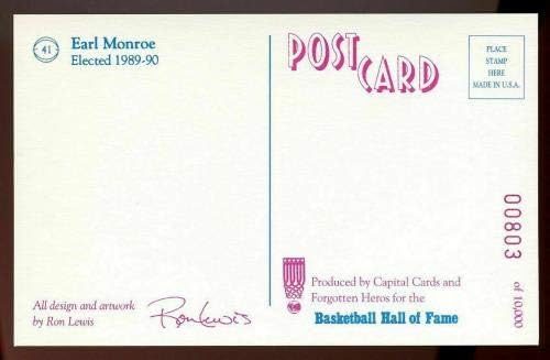 1992-93 Центарски суд 41 Ерл Монро /10,000 Колекционерска поштенска картичка - Непотпишани кошаркарски картички