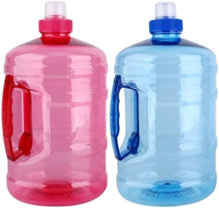 Шише со вода PLPLAAOO 2L, спортски бокал со голем капацитет, преносен BIG BPA бесплатен спортски тренинг за пиење вода со вода со капаче, протекносен голем пластичен бокал з