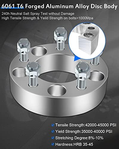 ECCPP 4x 1,5 инчи 5x5 до 5x5 растојанија на тркала 5 LUG 5x127mm до 5x127mm 87.1mm центар се вклопува за тахо за приградски за