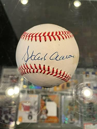 500 Хомерун потпишан бејзбол Хенк Арон Килебреј Вили Мејс Банкс МекКовеј ЈСА - Автографски бејзбол